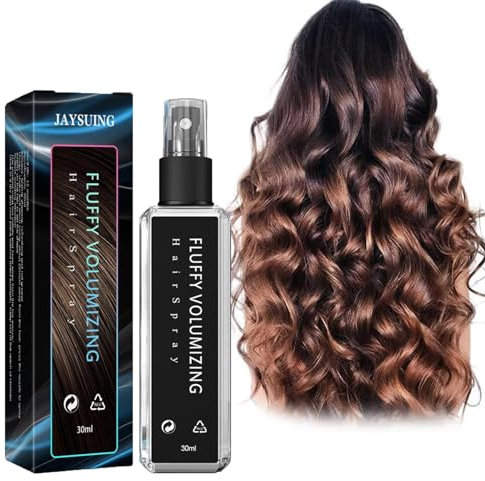 Spray pour cheveux volumineux et moelleux - 30 ml - Fluffy - Spray volume extra volume - Unisexe - Pour cheveux fins et volume