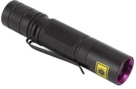 Riuulity Torcia a Luce Nera UV Agente di Rilevamento della Penna Agente Fluorescente Penna di Rilevamento del Denaro Luce Piccola per Macchie di Urina Lampada per Trucco Lampadari Neri