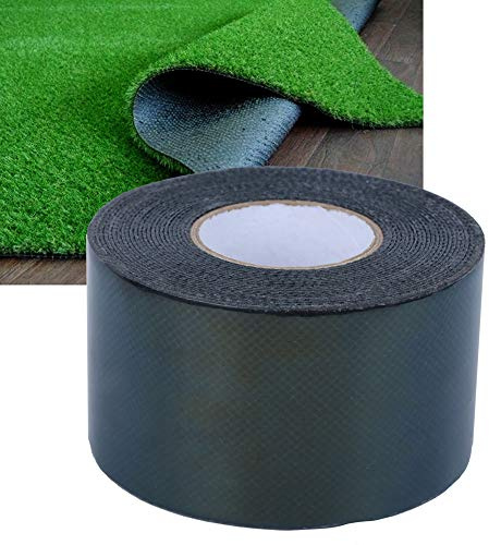 EIMSOAH Double Sided Artificial Grass Tape 50mm x 5m Self Adhesive Turf Seam Tape Wear Resistant Green Outdoor 1 Pack