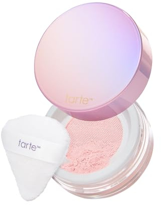 tarte creaseless setting powder – Loose Face Powder, Lightweight Oil-Absorbing Formula for Longwear Finish, Vegan & Cruelty-Free, full size, pink