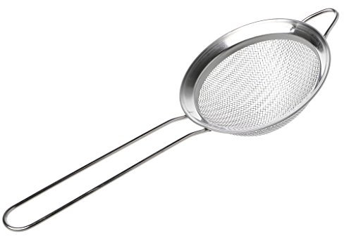 Kitchen Stainless Steel Flour Tea Strainer Colander Sieve Filter Sifter