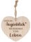 Spruchreif | Holzherz mit Gravur | Shabby Chic Deko | Wanddeko Herz | Türdekoration | Geschenk zum Einzug