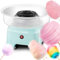 Cotton Candy Machine, 450W Candy Floss Machine with 298MM Large Pallet and Splash Prevention Bowl, Candy Floss Maker with Removable & Washable for Gatherings Family Party Birthday blue