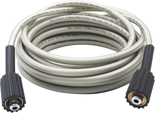 Universal Pressure Washer Hose Replacement for Greenworks Power Washer Hose, 25-Foot Replacement for Greenworks Electric Power Washer High Pressure Hose Attachment 5200402