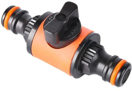 Schlauchkupplung Mit Regulierventil, Gartenschlauch Kupplung, Wasserhahn Absperrventil, Schnellkupplung Zum Bewässern Von Blumen, Pflanzen, Rasenflächen, Landwirtschaft, Autowäsche