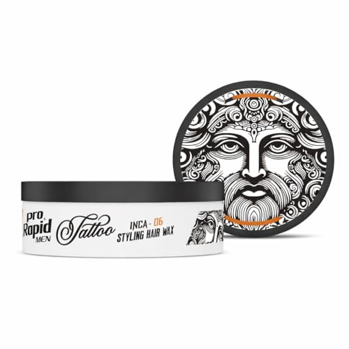 Pro Rapid Tattoo Inca - 06 Hair Styling Wax 150 ml - Professionelles Haarstyling Wachs mit glänzendem Finish, Texturierung, Volumen, Verdickung und Anti-Frizz-Effekt