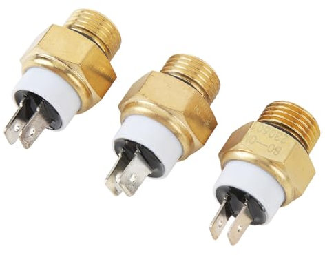 UPALDHOU Kühlerkühlmittellüftertemperaturschalter Kühler -Temperatursensor -Sensor Schalter Kühlmittel Lüftertemperaturschalter Metall M16x1.5 Mm mit Temperatursensor für CB250 CB600 CBR600 CB900