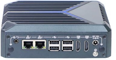 ANDAQI Base DIN Rail Fanless Mini PC, Desktop Computer, HTPC, Windows 11 / Linux Ubuntu, N150, BX13, CNVio2 WiFi6, BT 5.2, TPM2.0, 2 x COM, 2 x LAN, 2 x HDMI, 0 RAM, 0 Storage, Barebone No System