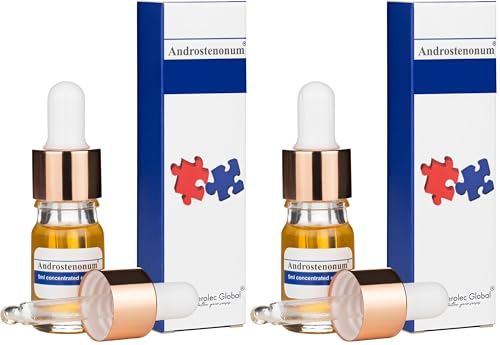 Parfüm Herren ANDROSTENONUM - Starkes Pheromone Parfum Herren mit 48-Stunden-Langzeitwirkung - Männer Parfüm für den täglichen Gebrauch - Langanhaltender Duft Männergeschenke 5ml (Packung mit 2)
