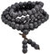 QGEM Schmuck Healing 108 Perlen Buddha-Armband Unisex Wickelarmband Buddhistische Tibetische Gebetskette Yoga Buddha Mala Kette Halskette 6mm/8mm Edelsteinkugel