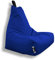 PATCH HOME Patchhome Lounge Sessel XXL Gamer Sessel Sitzsack Sessel Sitzkissen In & Outdoor geeignet fertig befüllt | XXL - Blau - in 2 Größen und 25 Farben