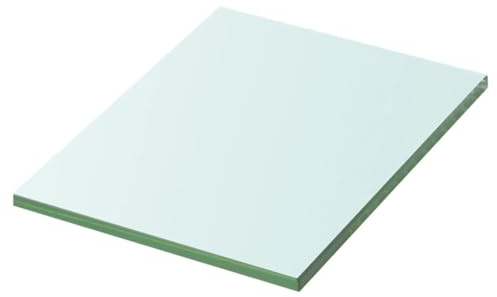 vidaXL Shelf Panel Glass Clear 20x15 cm