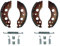 200 x 50mm ALKO Brake Shoe Set, Trailer, Drum, Fits Ifor Williams, Caravan Brakes
