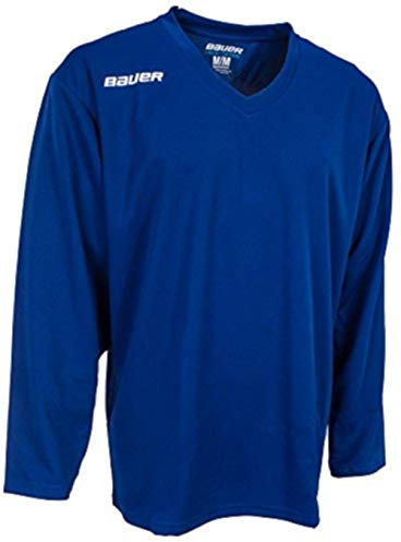 Bauer Flex Trainingstrikot Senior, Größe:Goaliecut, Farbe:blau