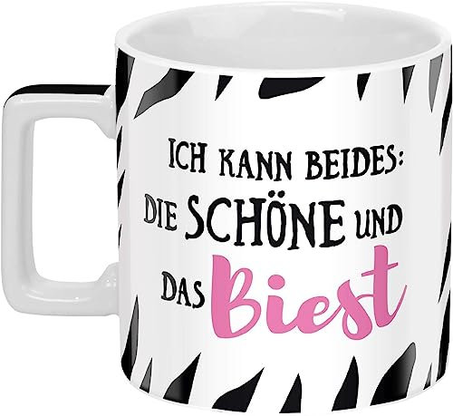 Sheepworld 46530 Wortheld Tasse en porcelaine Motif Belle et la Bête