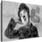 Myartstyle - Bilder Charlie Chaplin 70 x 50 cm Leinwandbilder XXL - 1 Teilige Wandbilder Film Popular Movies Kunstdrucke w-P-2020-069