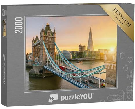 puzzleYOU: Puzzle 2000 Teile „London Tower Bridge“ – aus der Puzzle-Kollektion London, Europa
