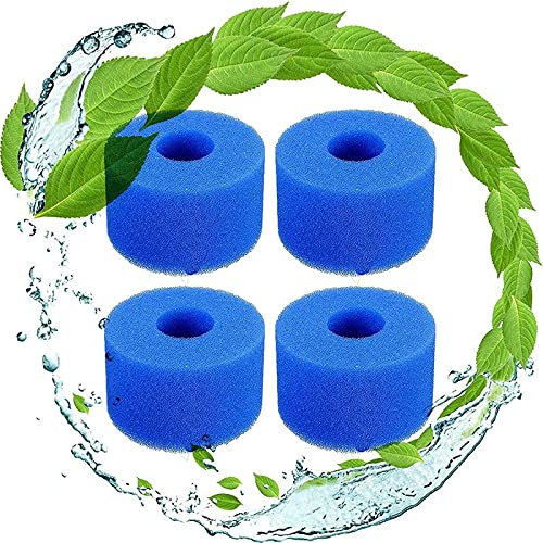 CXYXHW Filter Schwamm Typ S1,wiederverwendbar Typ S1 Filterschwamm, waschbare Schwamm Filterkartusche für Poolfilter (4)