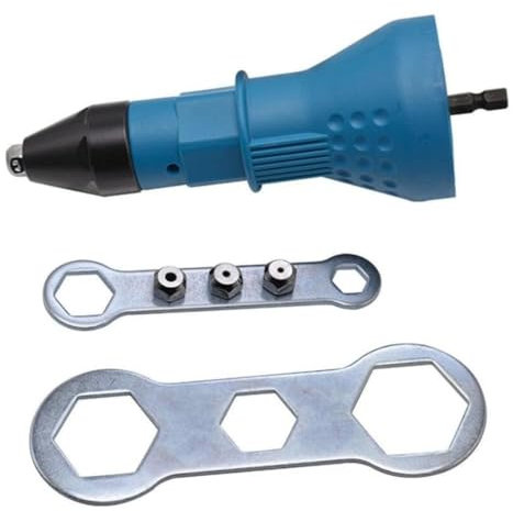 Cordless Rivet Gun Drill Adapter Electric Drill Tool Kit Electric Rivet Nut Riveter Adaptor Insert Nut Hand Power Tool Accessories