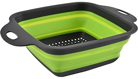 Passoire pliable, passoire à pâtes pliable pour évier, fruits, légumes, tamis en silicone pour économiser de l'espace