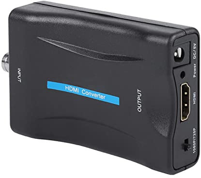 BNC To HDMI Converter Adapter, 1080P/720P HD Display Video Adapter, Motion Adaptive Processing Technology HDMI To BNC Converter