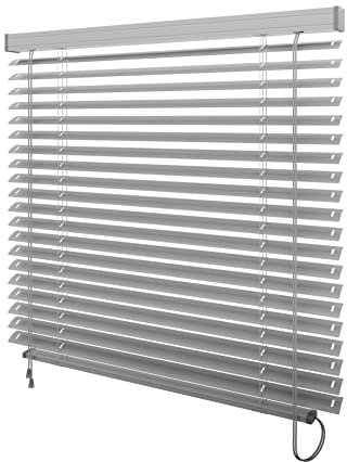 OR TENDE - Tenda Veneziana da 50 mm 100x230 cm in Alluminio Su Misura per Esterno Personalizzata con Nastro in Corda per esterno Made in Italy