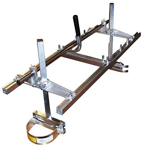 Chainsaw Mill 48 Zoll Einstellbar Mobiles Sägewerk für Kettensäge Tragbare Kettensägenmühle Sägehilfe für Kettensäge
