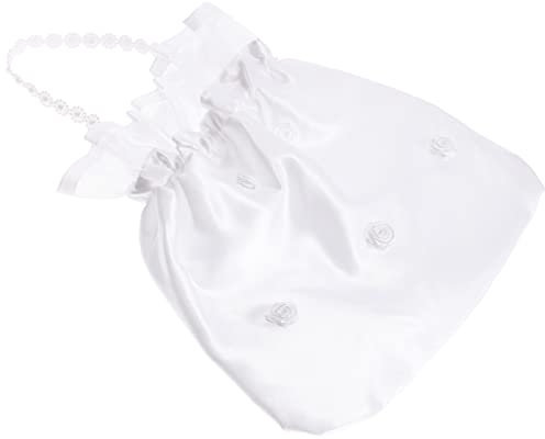 COHEALI Kommunion Tasche Brauttaschen Für Den Hochzeitstag Braut Handtasche Brautjungfern-Handtasche Brautjungfernsäcke Perlen Tasche Braut Tasche Geldtanz Weiß Mädchen Dekorationen Mini