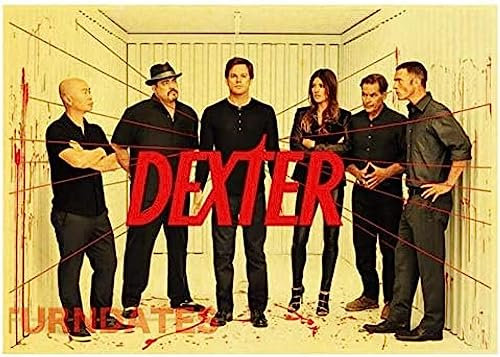 Poster Dexter Poster, Vintage-Tv-Serie, Filmposter, Wandkunst, Bilder, Leinwand, Malerei, Poster Und Drucke, Heimdekoration 50X70Cm Kein Rahmen