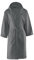 SWEET HOME Unisex Flauschig Head Active Damen und Herren, mit Kapuze und Taschen, Leichter Bademantel aus Mikrofaser, schnell trocknend, weich, saugfähig, platzsparend, Größe M, Night Shade Grey, M