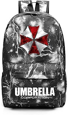 FLOATING Kinderrucksack für Student Resid.ent Evil, Anime 3D Druck Casual Reise Schultasche, Mode Rücksack Leichtgewicht Tagesrucksack für Unisex-Multicolor 2||45x31x13cm
