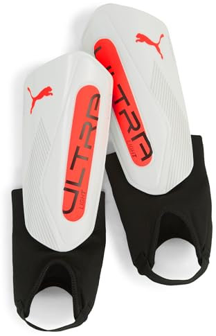 PUMA ULTRA Light Ankle, Unisex Schienbeinschoner, PUMA White-Glowing Red, M - 030991