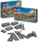 Lego City Schienen & Weichen Kombi (60205 + 60238), Eisenbahn Erweiterung (Lego Train Expansion), Zubehör für Zug Elektrisch