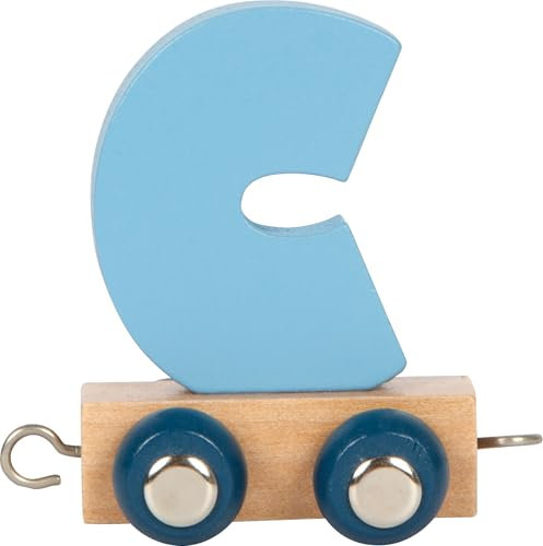 small foot Buchstabenzug Polar C aus Holz, Holzzug individuell kombinierbar, zum Dekorieren und Verschenken, 12573