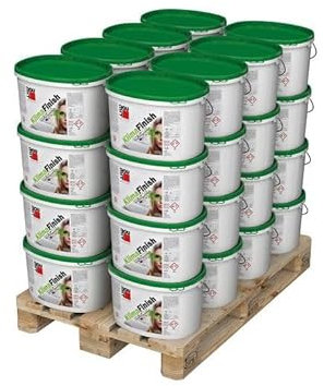32 x Baumit KlimaFinish Spachtelmasse Wandspachtel auf Kalkbasis weiß 20 kg - Hoch diffusionsoffen, ohne Konservierungsmittel, lösemittel-, amin- und ammoniakfrei