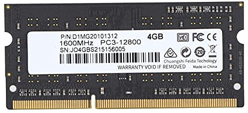 Beufee Memoria per Computer, Kit RAM DDR3 Non ECC 204 Pin Archiviazione Dati Compatibile per Notebook PC Portatile Modulo di Memoria SODIMM Aggiornamento 4 GB 8 GB(4GB)