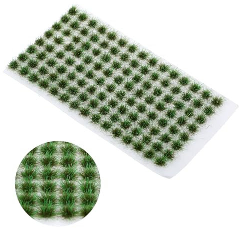 AOZUO 120 Stück Modellbau Gras,Miniatur Deko,Static Grass Kleine Graslandschaft Tufts Statische Grasbüschel Grasmodell Modellgras Mini Gelände Statisches für Künstliche Eisenbahn DIY Landschaft()