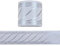 Jodimitty PVC Wallpaper Border Self Adhesive 10 Meter x 5cm Knot Pattern Waterproof Wall Border Peel Stick Wallpaper Borders for Living Room Bedroom Bathroom Kitchen (B White Grey)