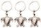 Porte-Clés Tortue 3 Pièces, Design Mignon, Antisalissure Et Durable, Léger Et Facile À Transporter, Adapté Au Rangement Quotidien des Clés.