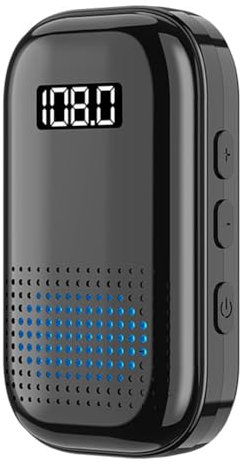 Feriany Receptor sin en HiFi Calidad de Sonido Micrófono de Reducción de Ruido Negro 1 Set