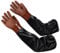 ZaoKing Long Rubber Gloves, Pond Gloves, PVC Waterproof Gloves, Reusable Heavy Duty Rubber Gloves Chemical Resistant Protective Gloves Full Arm Gauntlet Gloves for Resist Strong Acid, Alkali, Oil 22