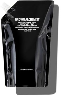 Grown Alchemist Revitalize Hand Wash Refill süße Orange, Zedernholz & Salbei - Natürliche Handseife flüssig, bioaktive Botanicals für empfindliche Haut, feuchtigkeitsspendend, Flüssigseife 1L