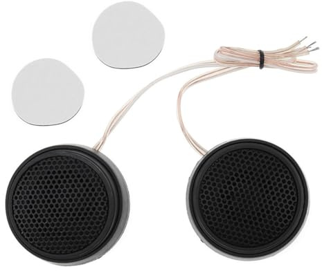 Laroal Car Tweeters Universal 500W Mini Car Speaker Dome Tweeter Sound Vehicle Auto Music Stereo Modified Loud Speakers(1 Pair)