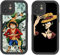 2 Pack Phone Case For iPhone XR 6.1 inch, Anime Gear 5 Nika Luffy Zoro Aesthetics Cartoon Pattern Shockproof Aesthetics Design Full lens Protection Cover for Children Boy Girl, Black