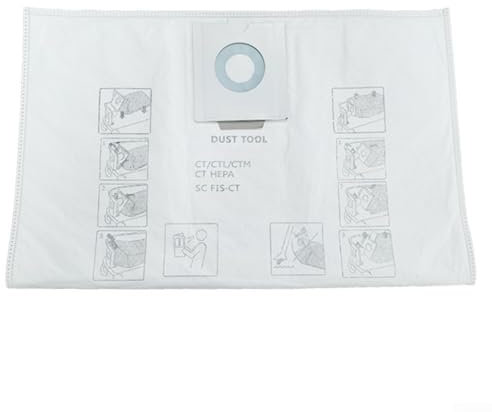 Bolsa de colector de polvo, filtro de aspirador Mini bolsas de colector de polvo, accesorios de alta eficiencia para 204308 para CT Mini I