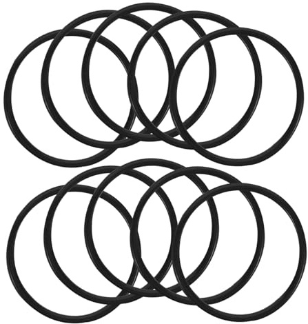 Mikrofon Schwingungsdämpfer 10 Stück mit Gummibändern, Schwarz | Universeller Mikrofoncliphalter, Stoßdämpfer Gummi für Kondensatormikrofone, Mikrofon Arm Weiß