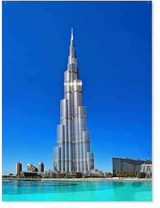 Puzzle Für Erwachsene 1000 Teile DIY Holz Puzzles Erwachsene Kinder Puzzle Klassisches Puzzle，Burj Khalifa，1000 Teile Puzzle Geschenke Für Liebhaber Oder Freunde（75x50cm）-AC30