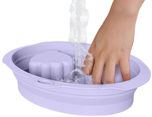Manicure Soaking Bowl Soaker Container Hand Bath Tray Soaking Dish Cleaning | Gel Lacquer Dip Powder Remover Bowl Removal Cleaning Polishing Care for Salon Travel