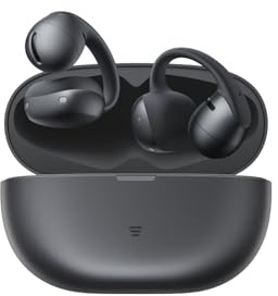SHOKZ OpenDots Air Open-Ear Clip-On-Kopfhörer, 6, 3 g, Schwarz | Bluetooth 6.1, 36 Std. Akku, IP55, Deep Bass, klare Anrufe, sicherer Sitz, Arbeit und Sport