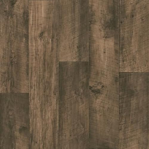 Sol PVC Best - imitation parquet Chêne Brun Foncé (3m x 3m)